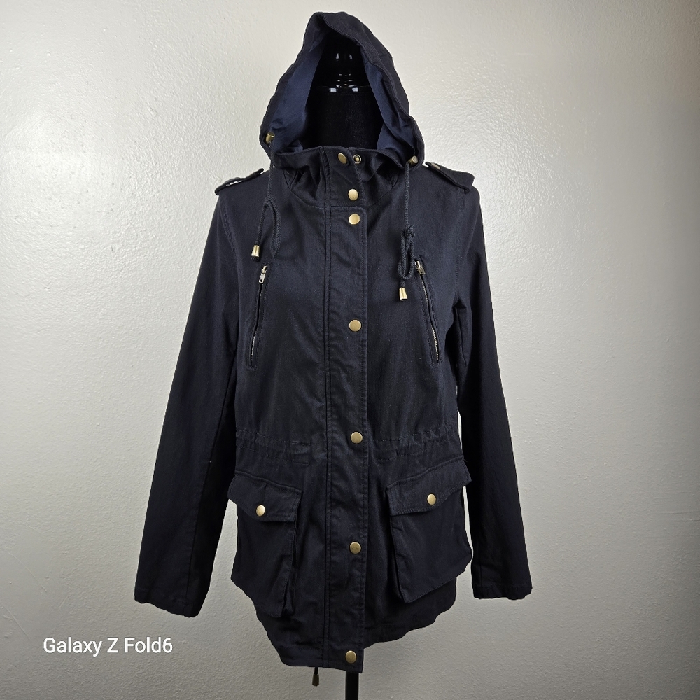 Eden Society Black Utility Hooded Jacket‎ – Size L